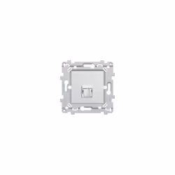 La prise RJ45 simple Essensya de catégorie 6 FTP Pure WE224 de Hager offre une connectivité réseau fiable et rapide pour répo ...
