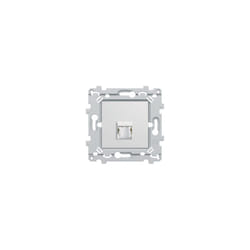 Prise RJ45 Essensya CAT.6 ftp simple Pure Blanc - WE224 Hager