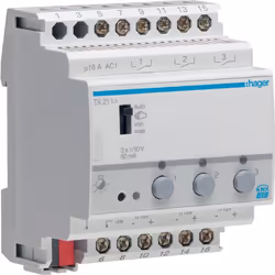 Hager TX211A, Gris, IP30, 16 A, 0 - 45 °C, 1 pièce(s)