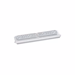 Plaque passe câbles avec prédécoupe avec 2 entrées IP41 HAGER FD00P2 modèle - connecteur largeur - 460 mm hauteur - 25 mm nom ...