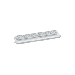 Plaque passe câbles avec prédécoupes avec 2 entrées IP41 Hager FD00P2