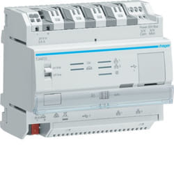 Hager TJA670 actionneur de maison intelligente Monté sur rail DIN Actionneur blind/shutter 10 canaux