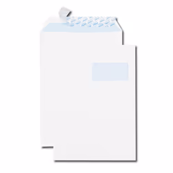 GPV France 569, C4 (229 x 324 mm), Blanc, Papier, 100 x 50 mm, 90 g/m², PEFC