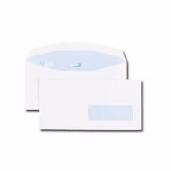 GPV France 2546, C6/C5 (115 x 229 mm), Blanc, Papier, 35 x 100 mm, 80 g/m², 5,051 g