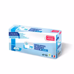 GPV France 6261 enveloppe DL (110 x 220 mm) Blanc 70 pièce(s)