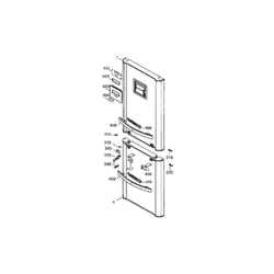 Porte refrigerateur rep 1 pour refrigerateur Thomson 41X0982