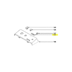 Touche de commande pour lave linge saba - 52X2856
