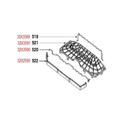 Fil support pour lave vaisselle De Dietrich 32X3589