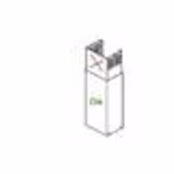 CHEMINEE CHASSIS HOTTE 74X6996 CHEMINEE PARTIE INFERIEURE