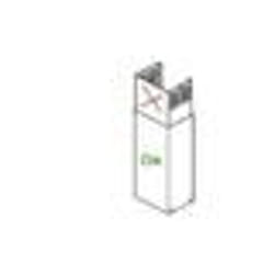 CHEMINEE CHASSIS HOTTE 74X6996 CHEMINEE PARTIE INFERIEURE