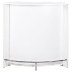 Meuble Bar Comptoir Cuisine Blanc 107 cm - Blanc - L 106.9 x l 53.3 x H 104.8 cm