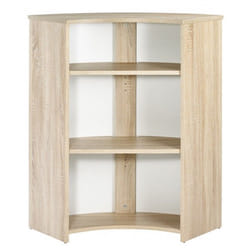 Meuble-Comptoir Bar Chêne 3 Niches 967 x 1048 x 449 cm - Tour Eiffel 750 751 - L 96.7 x l 44.9 x H 104.8 cm