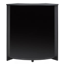 Meuble Comptoir Meuble Bar 96 cm Face Noire 3 Niches 967 x 1048 x 449 cm - Noir - L 96.7 x l 44.9 x H 104.8 cm