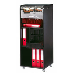 Les Tendances - Caisson de Bureau Mobile Noir 108 cm - Coloris: New York 504