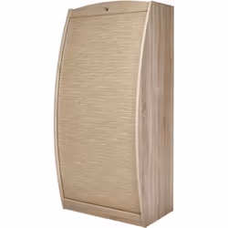 Armoire Informatique Galbée 80 cm Chêne - Simmob - Bureaux - BUREAU