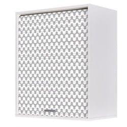 Meuble Cuisine Blanc 60x72 Face Imprimée - Vagues Grises 810 - L 60 x l 35 x H 72 cm