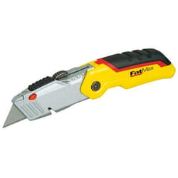 Stanley 0-10-825 couteau à lame rétractable Noir, Métallique, Jaune Couteau à lame repliable