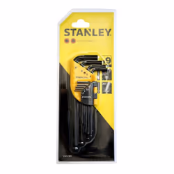 Caractéristiques techniques Etui de 9 clés mâles longues à têtes sphériques STANLEY STHT0-13012 : Nombre de pièces : 9 Matéri ...
