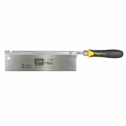 Stanley SCIE A ARASER REVERSIBLE 250MM FATMAX, Scie à onglet, Bois, Noir, Jaune, 25 cm, 55 mm