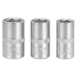 Jeu de clés à douille Stanley FMMT17091-0; 1/4''; 8-10 mm; 3  unités