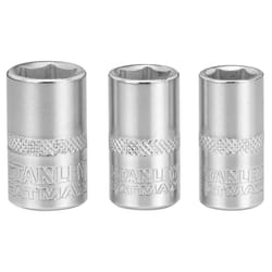 Jeu de clés à douille Stanley FMMT17092-0; 1/4''; 11-13 mm; 3  unités