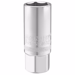 Stanley FMMT17968-0, Article unique, Adaptateur de douille, Acier chromé au vanadium, 1/2", Chrome, Chrome