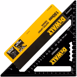 Description générale L'équerre de menuisier DEWALT DWHT25227-0 est l'outil parfait pour tous vos travaux de menuiserie et de  ...
