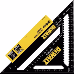 Description générale L'équerre de menuisier 300 mm DEWALT est l'outil idéal pour tous vos travaux de menuiserie et de coupe p ...