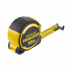 Stanley FATMAX FMHT33005-0 mètre à ruban 10 m Nylon, Caoutchouc Noir, Jaune