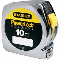 Stanley 0-33-198 Mesure 8 m x 25 mm en ABS Powerlock Classic