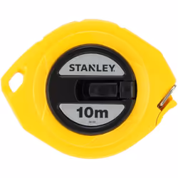 Mesure longue ruban acier STANLEY® 10 m x 9,5 mmBoîtier fermé ABS antichocs - boîtier compact et ergonomique - bras articulé  ...