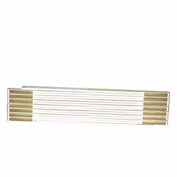 Stanley MESURE PLIANTE BOIS BLANC-JAUNE, Bois, Blanc, Jaune, 2 m, 17 mm