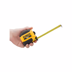 DeWALT DWHT38128-0 mètre à ruban 8 m Polyamide, Caoutchouc Noir, Jaune - Vue supplémentaire 4