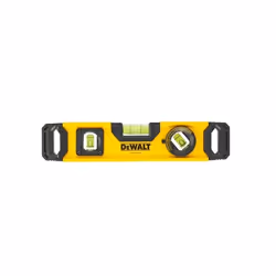 DeWALT DWHT0-43003, Niveau à bulle, 0,25 m, Noir, Jaune, 0,5 mm/m, ABS, Aluminium