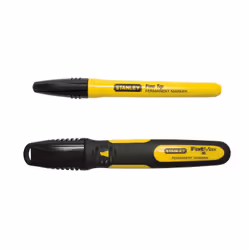 Stanley MARQUEURS NOIRS - POINTE LARGE BISEAUTEE - FATMAX