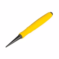 Chasse clou Dynagrip STANLEY 0.8 mm Jaune - 0-58-911 - Solide et Résistant : - Fabriqué en acier forgé - Traitement par induc ...