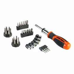 Black & Decker Jeu De Tournevis À Cliquet 29 Pcs