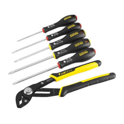 Jeu de 6 Outils - - STANLEY FATMAX - FMHT0-62639 - Pince Multiprise a Verrouillage 250 mm + Tournevis Electricien + Phillips