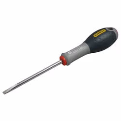 Tournevis Electricien - STANLEY - 55x100mm - Acier au chrome vanadium - Poignée lisse - Marquage sur le manche