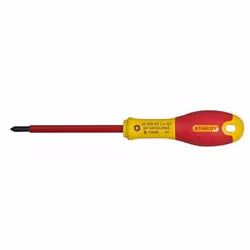 Stanley TOURNEVIS POZIDRIV ISOLE 1000V FATMAX, 75 mm