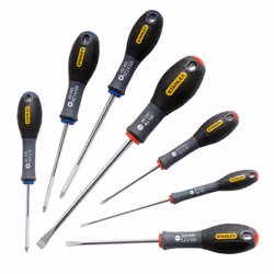 Stanley TOURNEVIS ELECTRICIEN + MECANICIEN + POZI - JEU DE 7PCS FATMAX