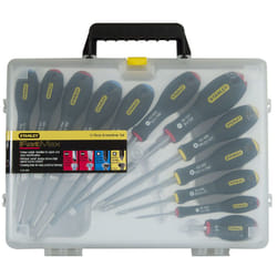 Stanley TOURNEVIS ELECTRICIEN + MECANICIEN + PHILLIPS + POZI - MALLETTE DE 12PCS FATMAX