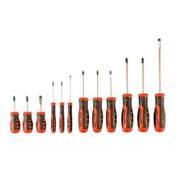 Black & Decker Cushiongrip Tournevis Mécanicien, 12 pieces