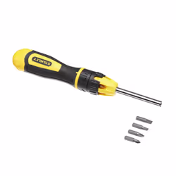 Stanley TOURNEVIS PORTE-EMBOUTS A CLIQUET + 10 EMBOUTS