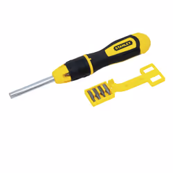 Stanley TOURNEVIS PORTE-EMBOUTS A CLIQUET + 10 EMBOUTS