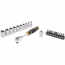 Ensemble d'outils Stanley FMMT82679-0; 1/4''; 22 unités