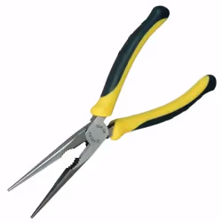 Stanley FatMax Pince à Bec Long, Pince à long bec, Noir, Jaune, 200 mm, 203 g
