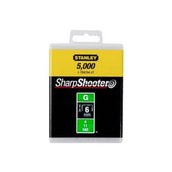 Agrafes Stanley; 6 mm; 5000 pcs .; TYP G