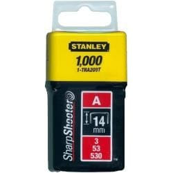 Agrafes Stanley; 11,3x14 mm; 1000 pcs .; type A galvanisé