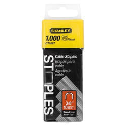 Agrafes Stanley; 10 mm, 1000 pcs .; type 7 galvanisé